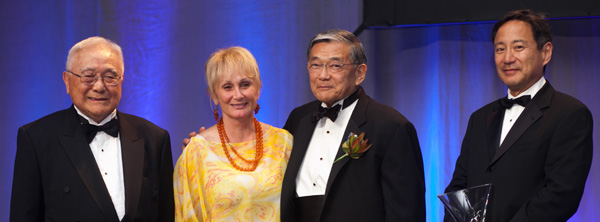 Yosh Uchida, Deni & Norman Mineta, and Gordon Yamate