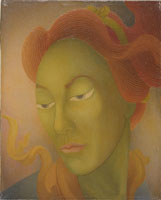 Hideo Date Cathleen, ca. 1930s. Oil on canvas, 10 x 8 inches (99.111.150)